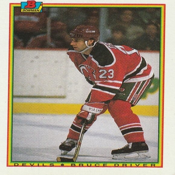 Bruce Driver New Jersey Devils NHL Hockey Card Collection - 8 Card Set - Picture 7 of 9